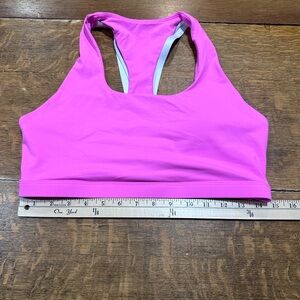 Fabletics Vibrant Hot Pink Sports Bra approx size large see pics